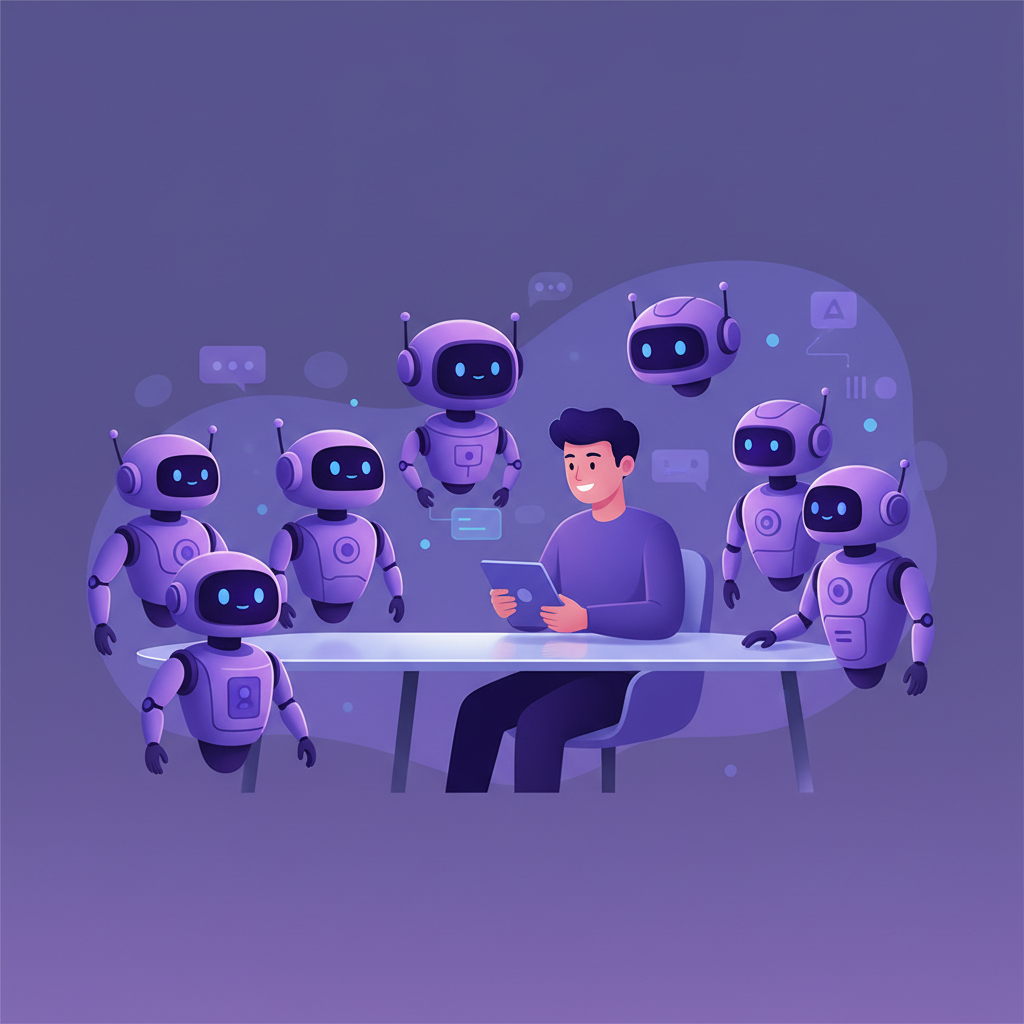 ИИ помощник Botstaff: как собрать AI-команду за пару минут