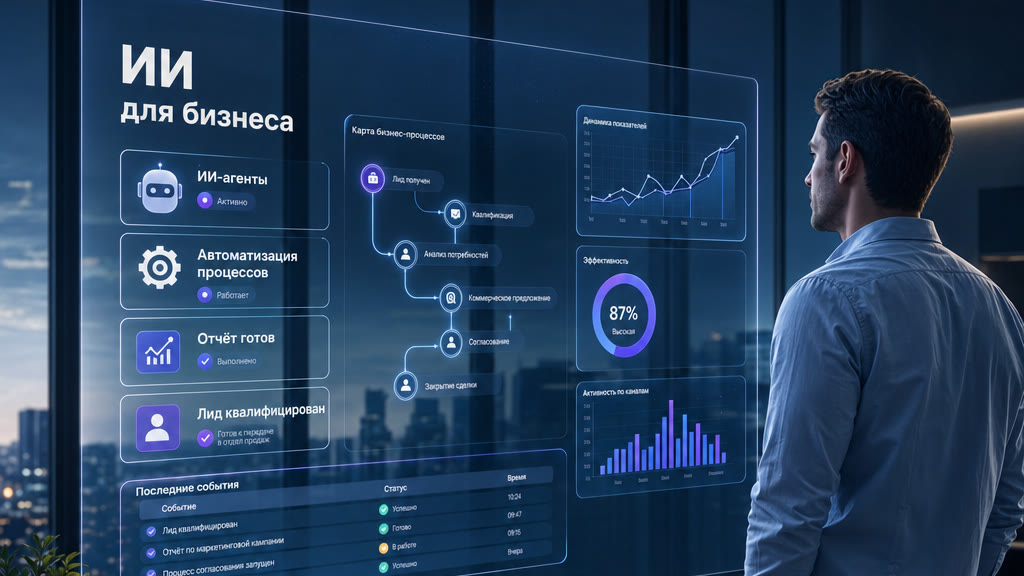 ИИ для бизнеса: автоматизация процессов и ИИ-агенты