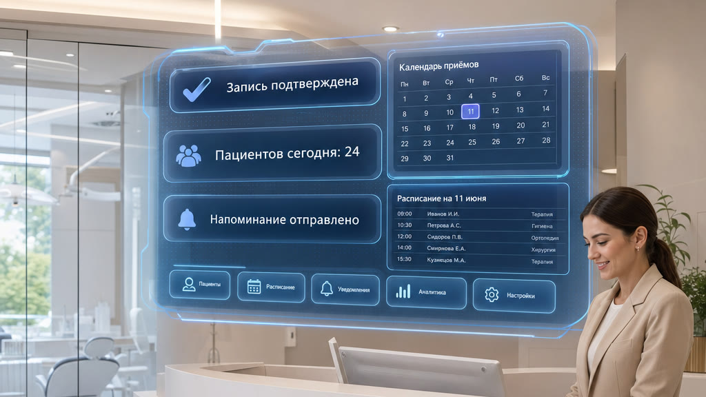 ИИ для стоматологии и клиники: запись пациентов и работа администратора